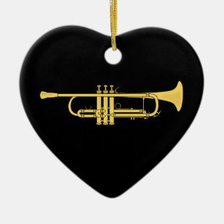 Adorno De Cerámica Tema de la música de la trompeta de oro