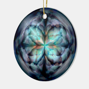 Adorno De Cerámica Tempest II (azul)