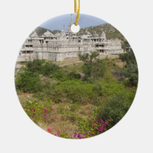 Adorno De Cerámica Templo jainista de Ranakpur, Ranakpur, Rajasthan,