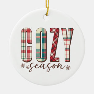 Adorno De Cerámica Temporada acogedora de regalo de Navidad