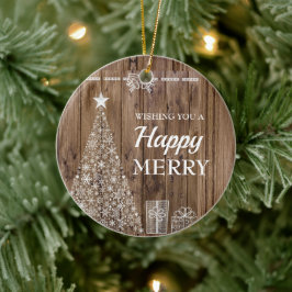 Adorno De Cerámica Temporada navideña de la madrugada rusa