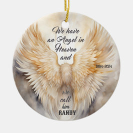 Adorno De Cerámica tenemos un ángel en el cielo