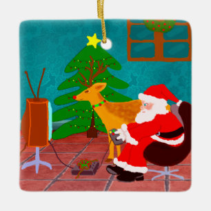 Adorno De Cerámica Tener Navidades De Enfermedad