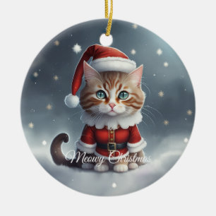 Adorno De Cerámica Tener navidades perfectos ~ Meow ^-^