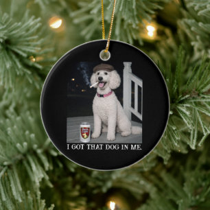 Adorno De Cerámica Tengo ese perro en mí, divertida personalidad de c