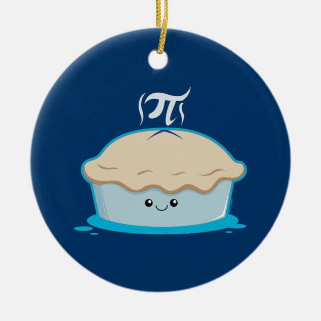 Adorno De Cerámica Tengo gusto del pi (Frente)