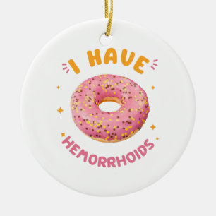 Adorno De Cerámica Tengo hemorroides
