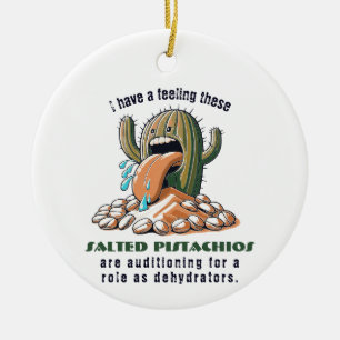Adorno De Cerámica Tengo la sensación de que estos pistachos salados
