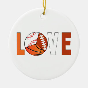 Adorno De Cerámica Tenis Básquetbol