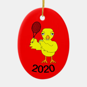Adorno De Cerámica Tennis Chick