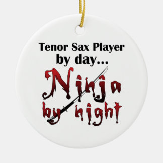 Adorno De Cerámica Tenor Sax Ninja