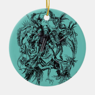 Adorno De Cerámica Tentación de San Antonio el Grande