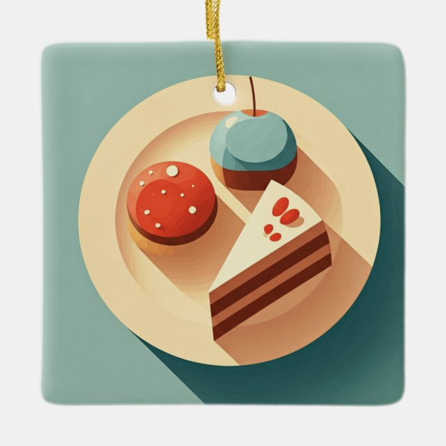 Adorno De Cerámica Tentaciones dulces (Anverso)