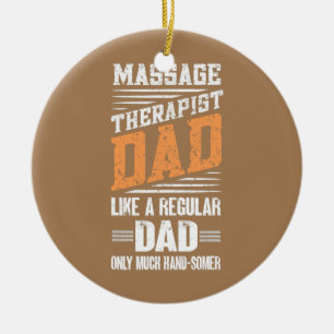 Adorno De Cerámica Terapeuta de Masaje para Hombres Papá Terapia de M