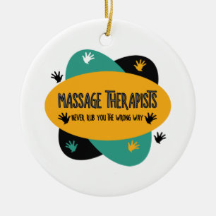Adorno De Cerámica Terapéuticos De Masaje Manos Ropa Colorido