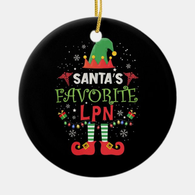 Adorno De Cerámica Terapia de Masaje Favorito de Santas (Frente)