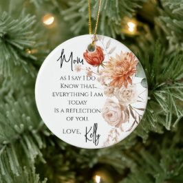 Adorno De Cerámica Terracota Rústica Madre Del Regalo De La Novia