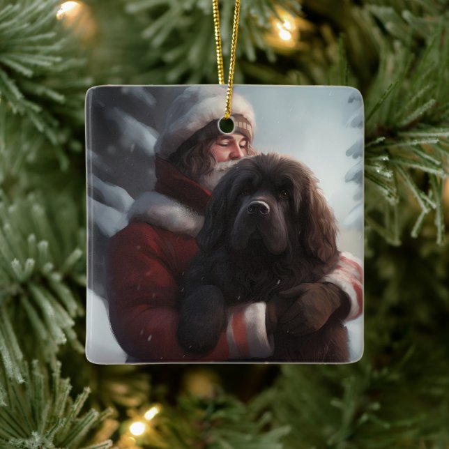 Adorno De Cerámica Terranova Con Navidades festivos de Santa Claus (Árbol)