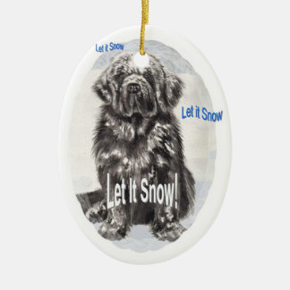 Adorno De Cerámica Terranova "lo dejó nevar "