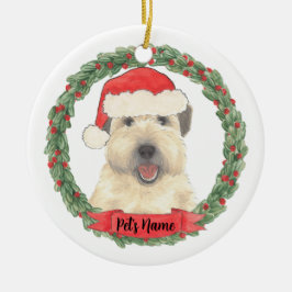 Adorno De Cerámica Terrier de rueda personalizado