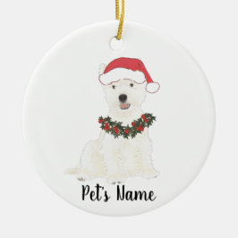 Adorno De Cerámica Terrier Westie Westie Highland personalizado