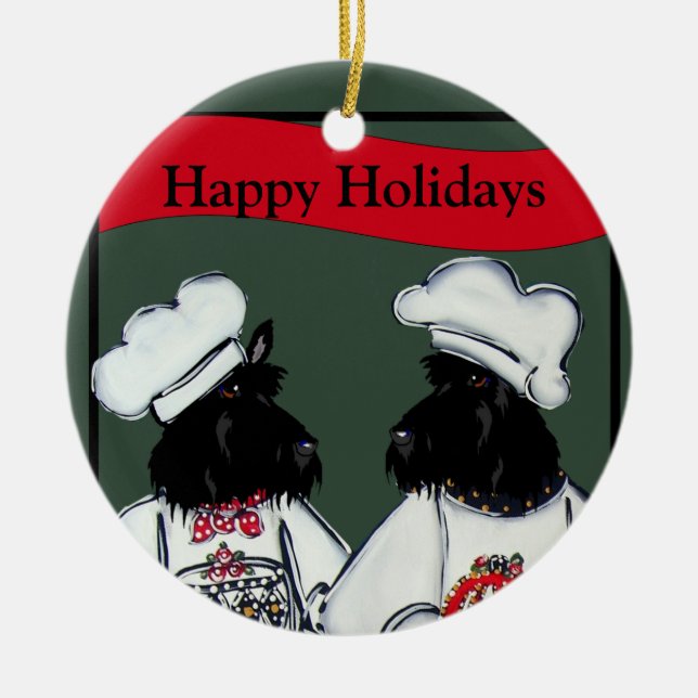 Adorno De Cerámica Territorios escoceses (Frente)