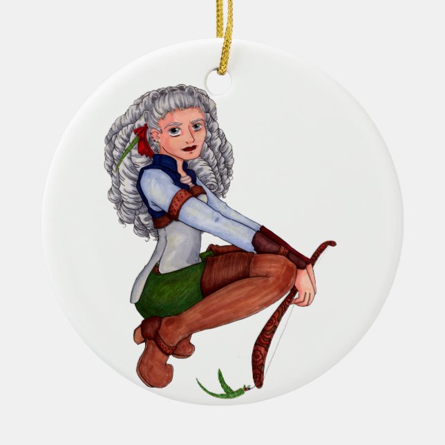 Adorno De Cerámica Tesla (Frente)