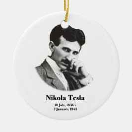 Adorno De Cerámica Tesla joven