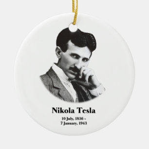 Adorno De Cerámica Tesla joven