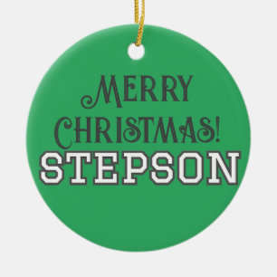 Adorno De Cerámica Texto de estudiante universitario Feliz Navidad St