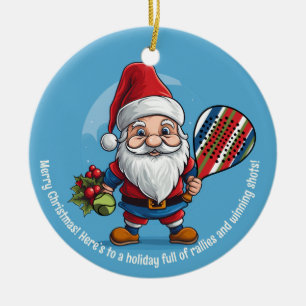Adorno De Cerámica 🎾🎄Texto personalizado, Jingle Smash
