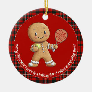 Adorno De Cerámica 🎾 texto 🎄 Personalizado, Padel Powered Navidades