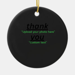 Adorno De Cerámica Texto personalizado y carga tu foto personalizada