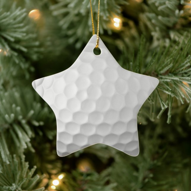 Adorno De Cerámica Textura de la bola de golf (Árbol)