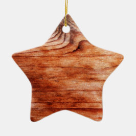 Adorno De Cerámica Textura de Veta de Madera