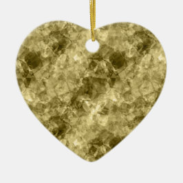 Adorno De Cerámica Textura en bruto de bronce