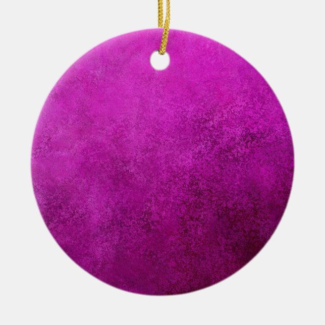 Adorno De Cerámica Textura púrpura (Frente)