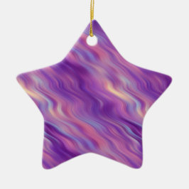 Adorno De Cerámica Textura violeta púrpura ondulada