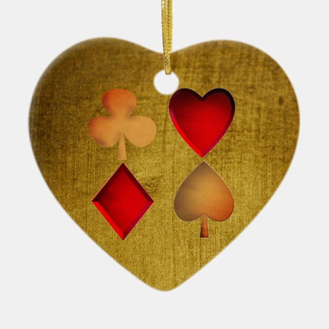 Adorno De Cerámica The four suits, (Frente)