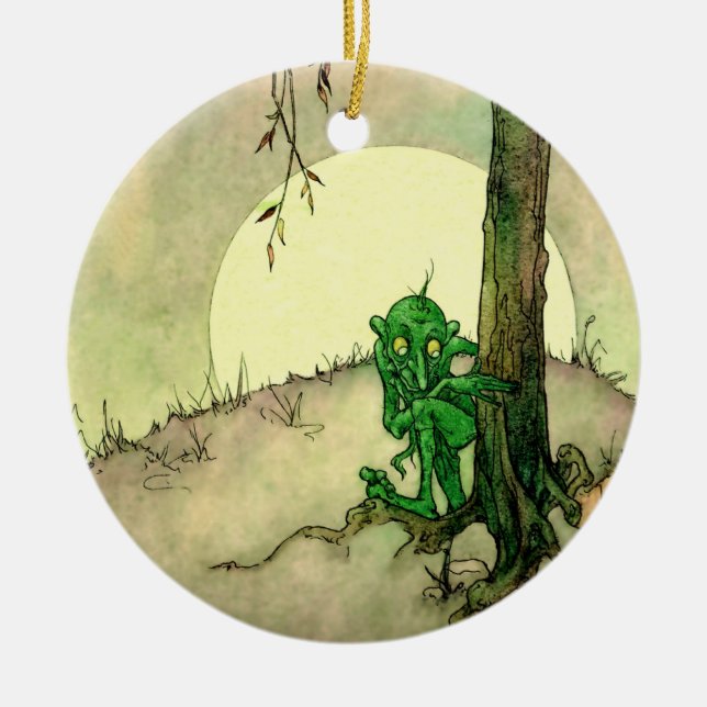 Adorno De Cerámica "The Gnome" por Marjorie Miller (Frente)