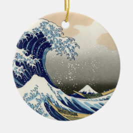 Adorno De Cerámica The Great Wave of Kanagawa - Katsushika Hokusai