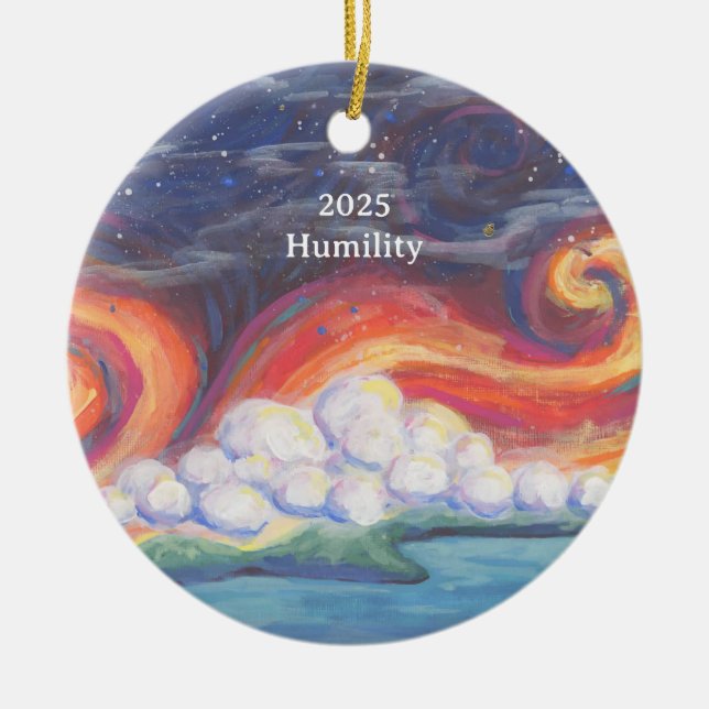 Adorno De Cerámica The Little Shot Humility Ceramic Ornament (Frente)