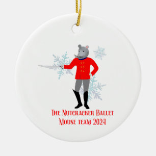 Adorno De Cerámica The Nutcracker - Mouse Team 2024