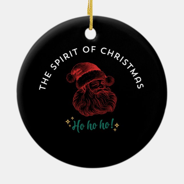 ADORNO DE CERÁMICA THE SPIRIT OF CHRISTMAS (Atrás)