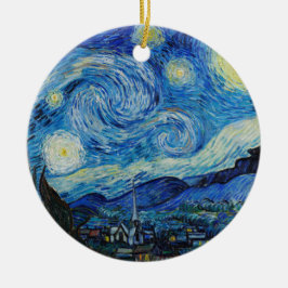 Adorno De Cerámica The Starry Night - Vincent Van Gogh