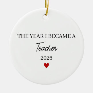 Adorno De Cerámica The Year I Became a Teacher