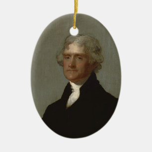 Adorno De Cerámica Thomas Jefferson