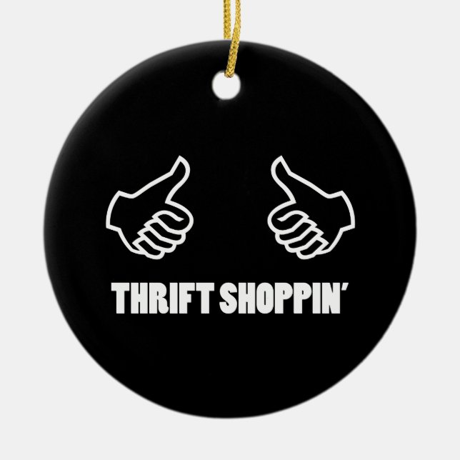 Adorno De Cerámica Thrift Shopping (Frente)