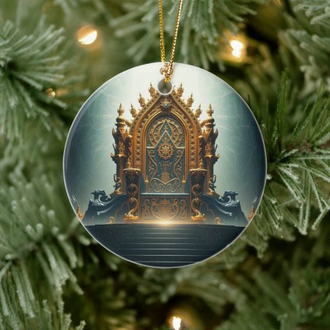 Adorno De Cerámica „Thron der Götter – Sitz der himmlischen Macht“ (Árbol)