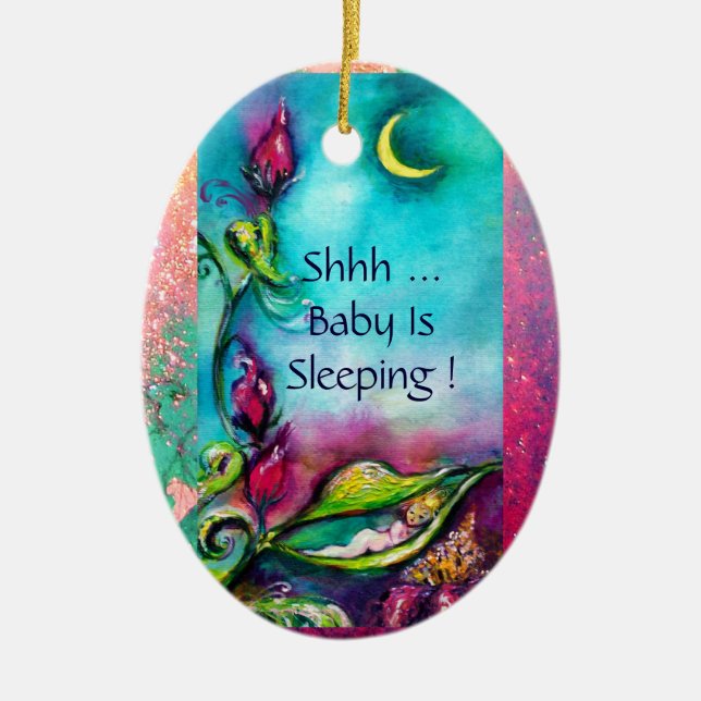 ADORNO DE CERÁMICA THUMBELINA, BAÑERA DE FLORES Y MARIPOSA (Frente)